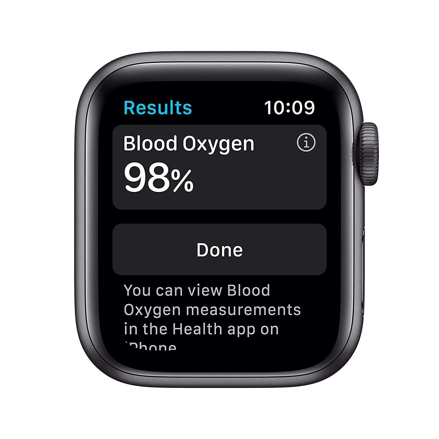 New Apple Watch Series 6 (GPS + Cellular) - Space Grey Aluminium Case with Black Sport Band - Image 2