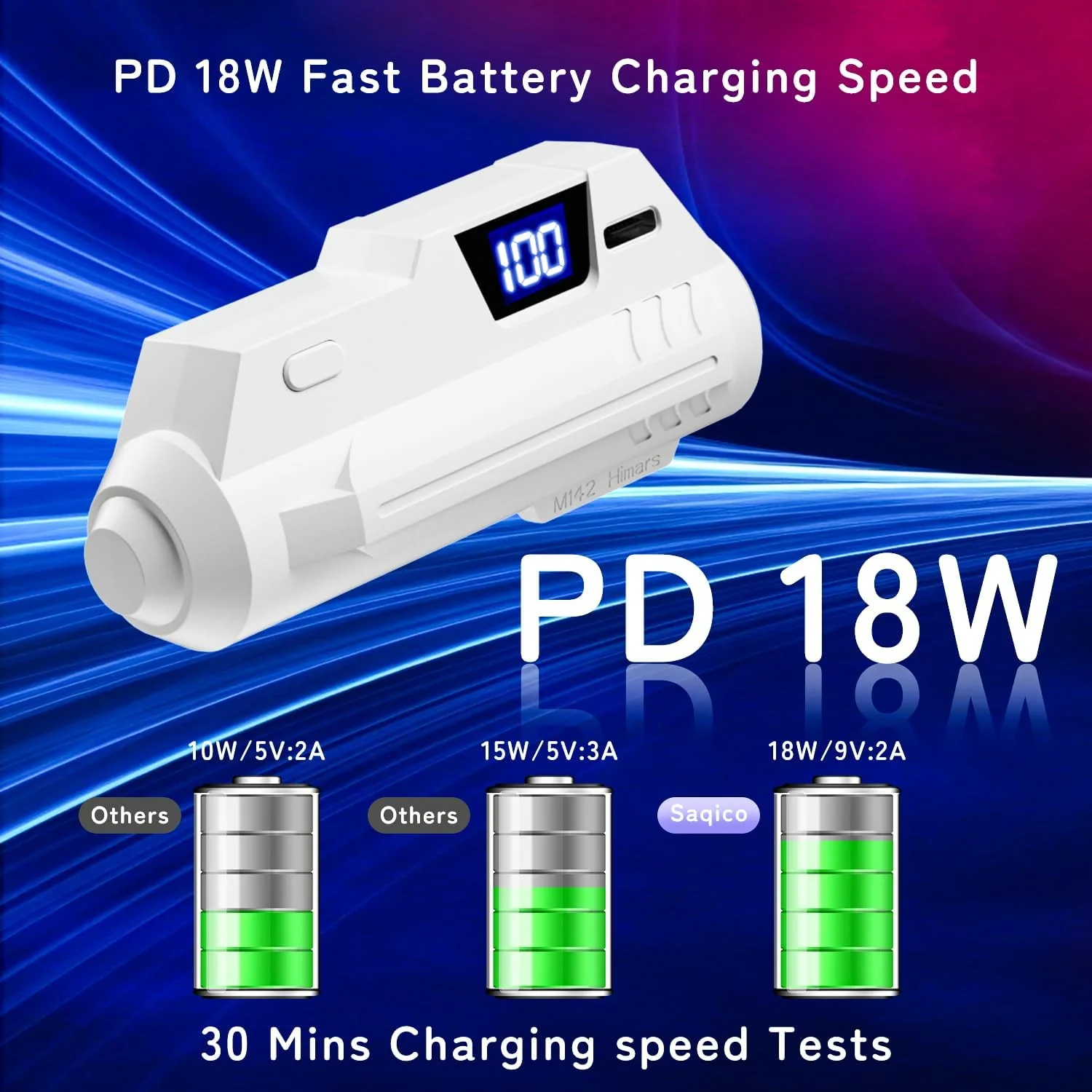New World Battery Pack for Meta Quest 3/3S /2, 18W Fast Charging Battery for Meta Quest 3S/3 Accessories, Extended VR Headset Battery, Lightweight and Portable Charger for Meta - Image 2