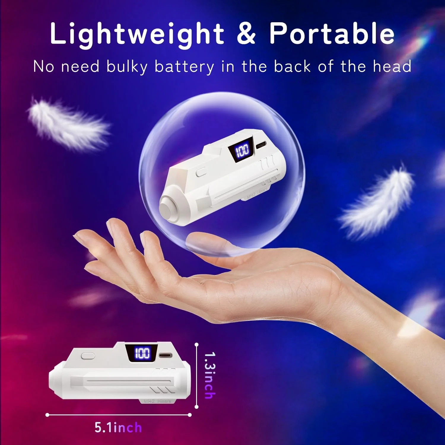 New World Battery Pack for Meta Quest 3/3S /2, 18W Fast Charging Battery for Meta Quest 3S/3 Accessories, Extended VR Headset Battery, Lightweight and Portable Charger for Meta - Image 5