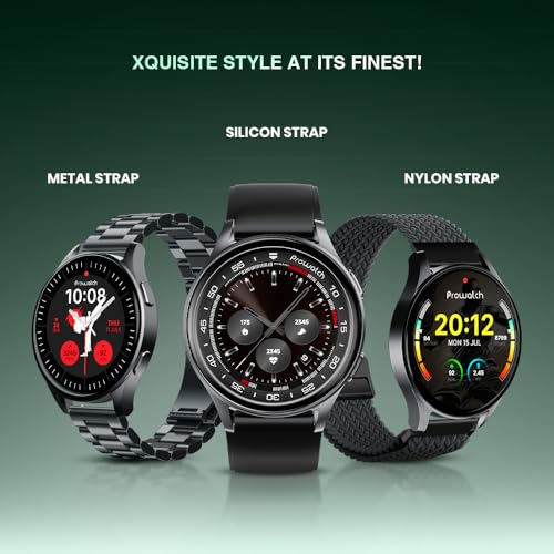 Newly Launched ProWatch Xtreme with Enhanced Fitness Features - 1.43" AMOLED AOD Display | Inbuilt GPS, Altimeter, Barometer & Compass | Body Energy Features| Corning Gorilla Glass 3 (Silicone) - Image 8