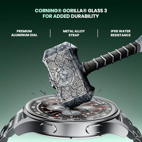 Newly Launched ProWatch Xtreme with Enhanced Fitness Features - 1.43" AMOLED AOD Display | Inbuilt GPS, Altimeter, Barometer & Compass | Body Energy Features| Corning Gorilla Glass 3 (Silicone) - Image 9