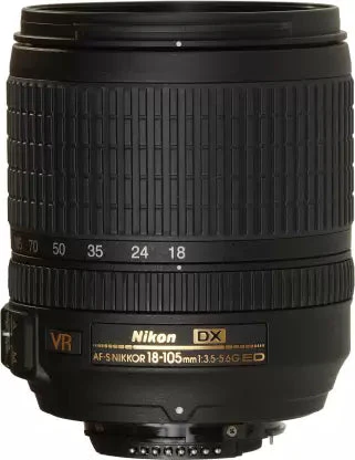 Nikon AF-S DX Nikkor 18-105mm F/3.5-5.6 G ED VR Zoom Lens for Nikon DSLR Camera