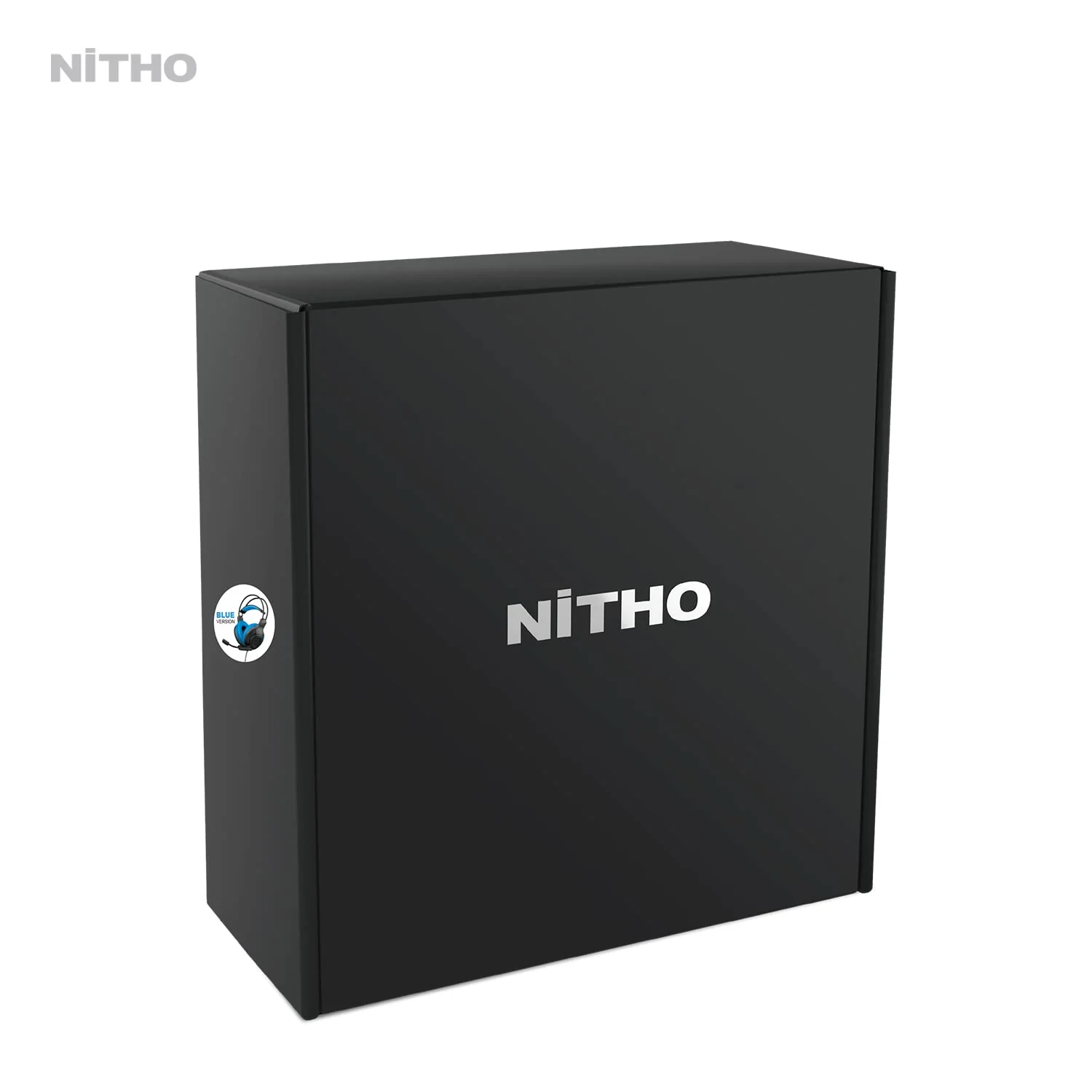 Nitho Atlas Gaming Headset with Microphone, Over-Ear Stereo Headphones for Xbox Series X|S, Xbox One, PS5, PS4, Nintendo Switch, PC, Mobile, 3.5 mm Audio Jack, 50 mm Drivers - Blue - Image 8