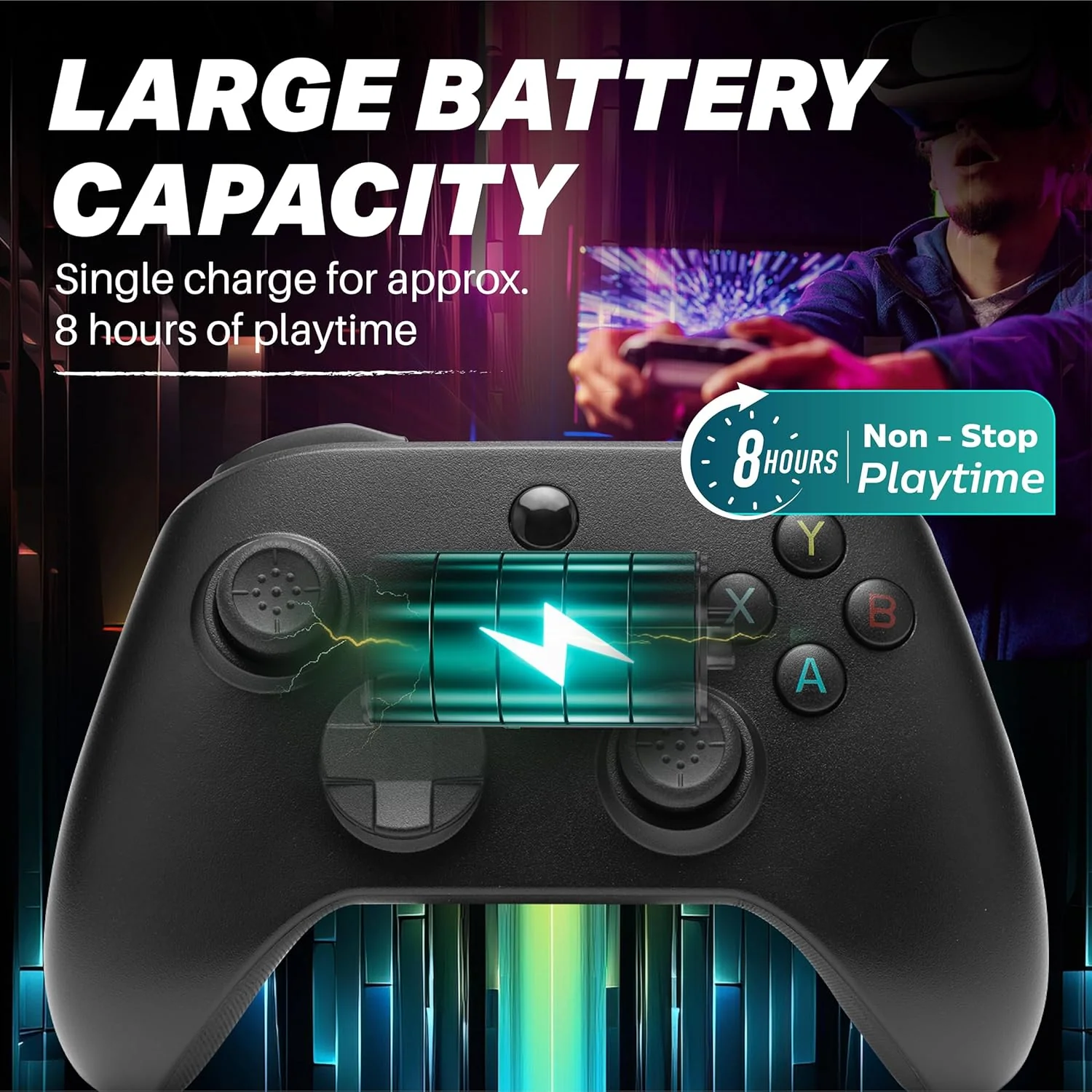 NITHO SMART 2 Wireless Controller for Switch, PC, Android & iOS (Without Receiver) - Image 4