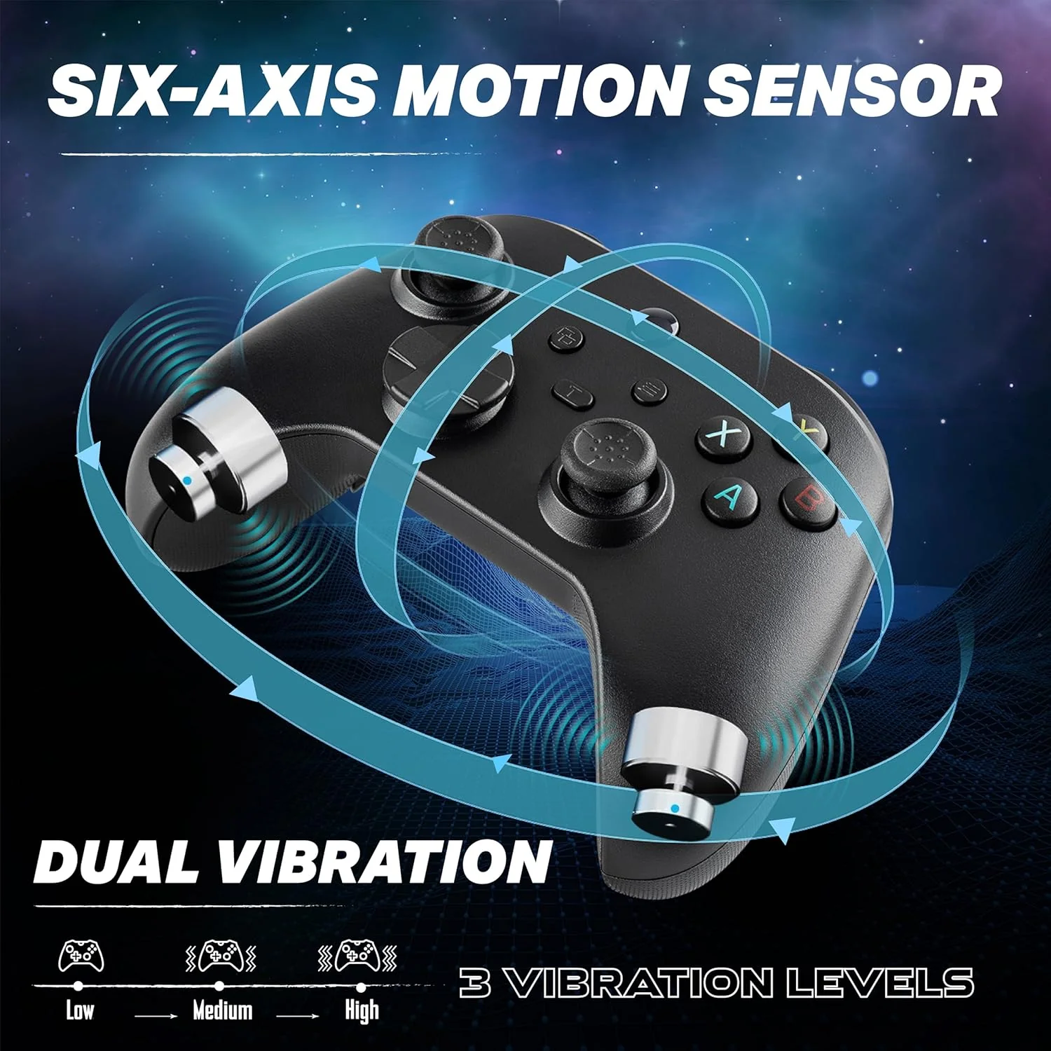 NITHO SMART 2 Wireless Controller for Switch, PC, Android & iOS (Without Receiver) - Image 7