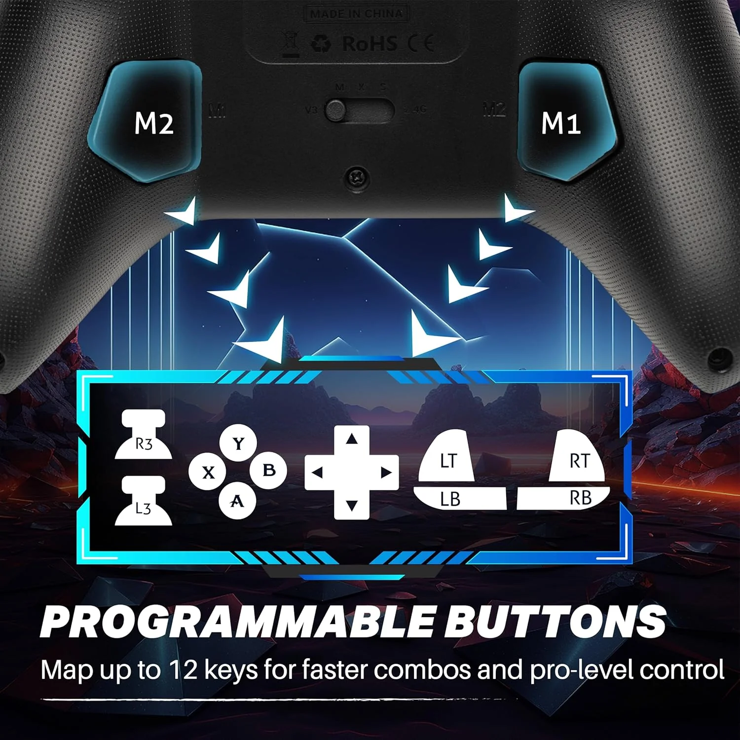 NITHO SMART 2 Wireless Controller for Switch, PC, Android & iOS (Without Receiver) - Image 8