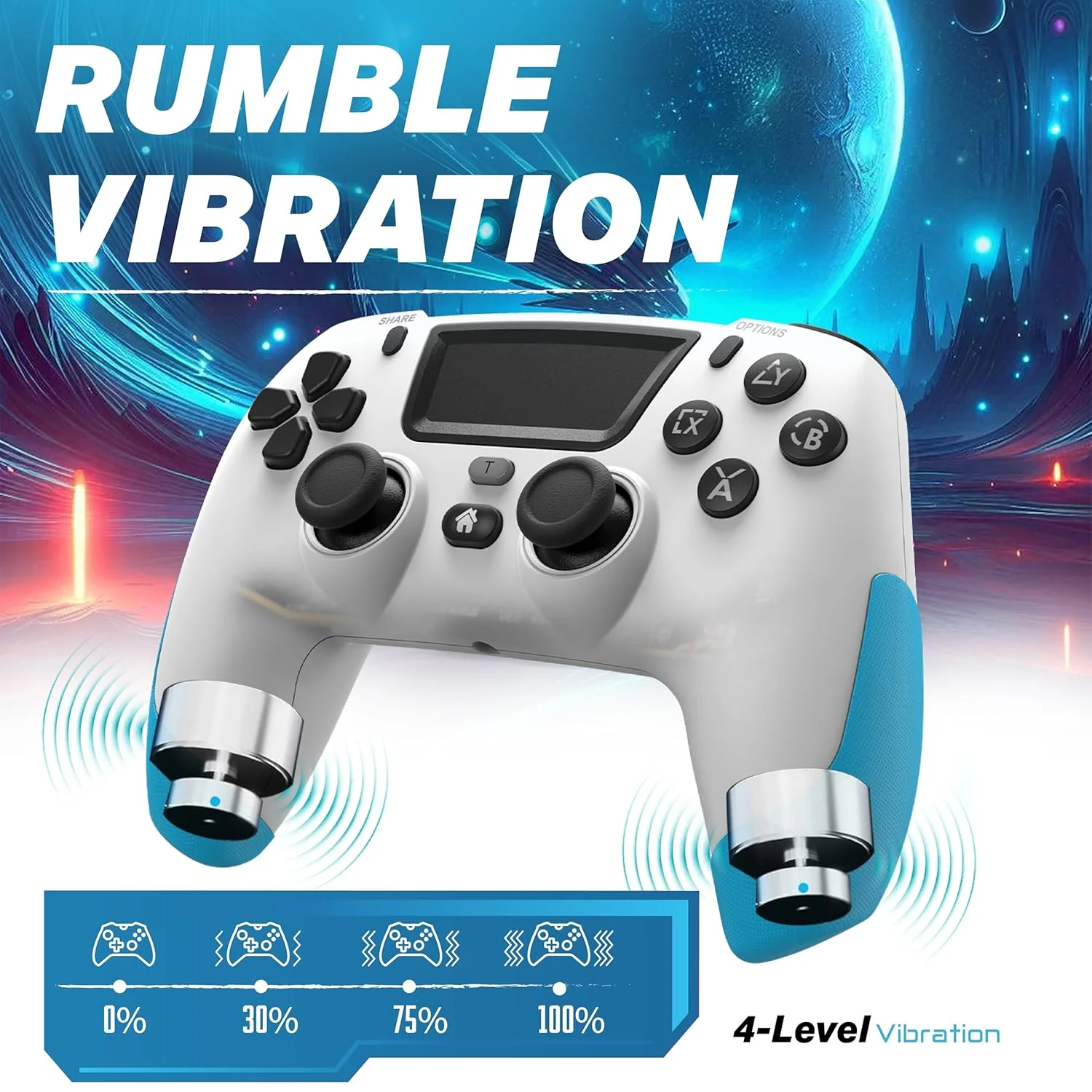 NITHO SMART PS Wireless Controller for PC, PS4, PS3, Android & iOS (Without Receiver) - Image 5