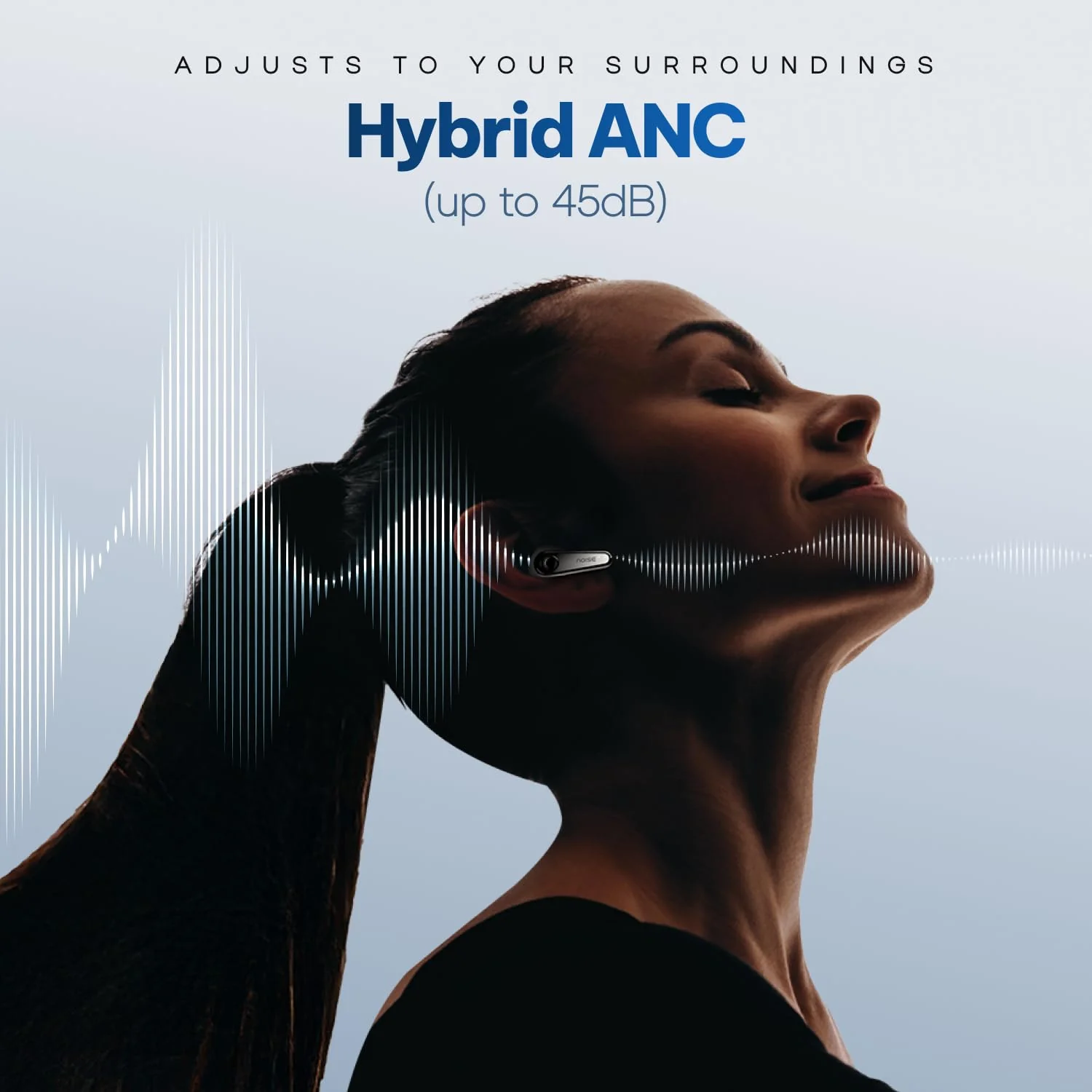 Noise Buds X Ultra in Ear Truly Wireless Earbuds with Hybrid ANC (Up to 45Db), LHDC, 11Mm Driver, 50H of Playtime, 6-Mic ENC, Dual Pairing,in Ear Detection, BT V5.3 - Image 3