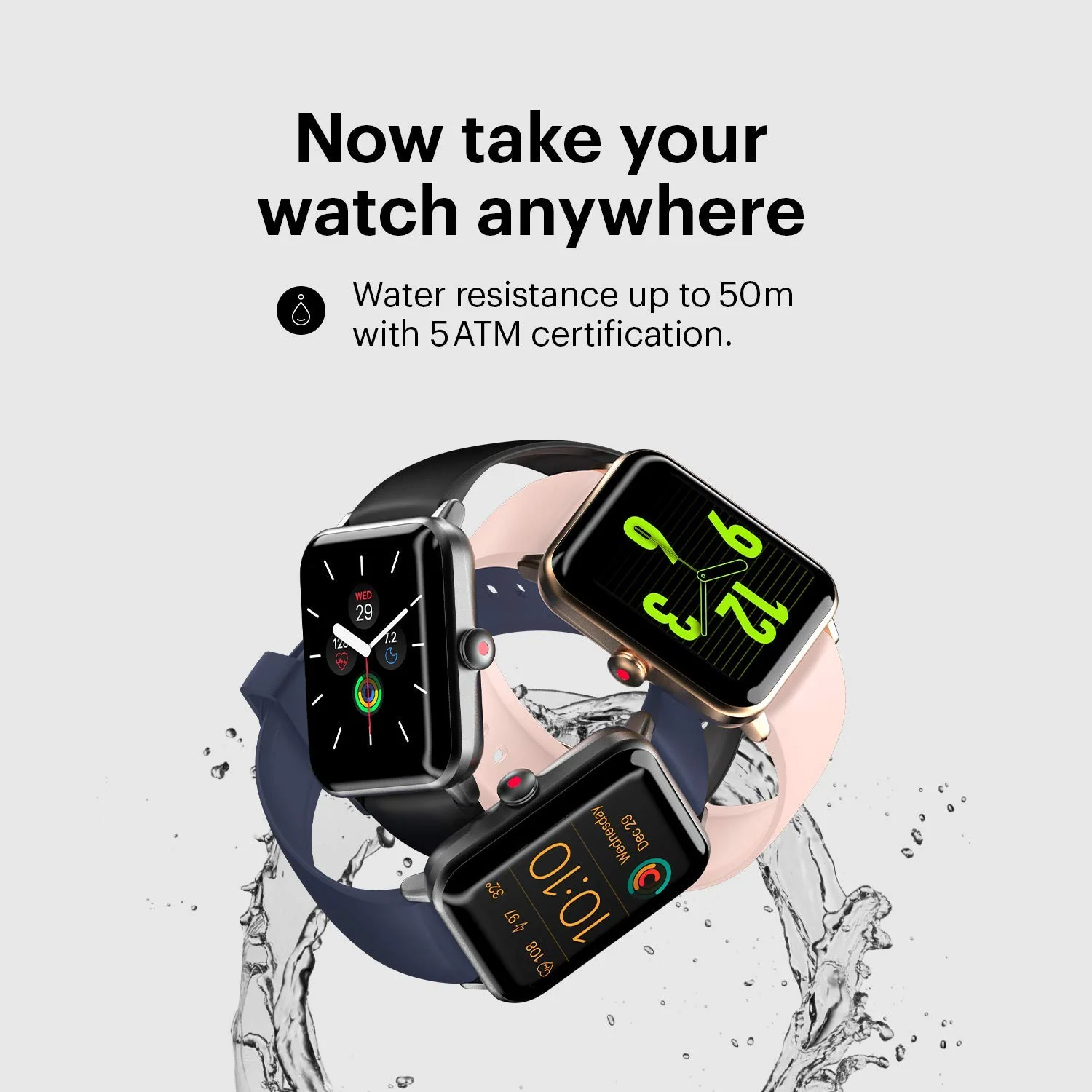 Noise ColorFit Pro 3 Smart Watch, 1.55" HD Display, 10 Day Battery, Waterproof Smartwatch, Auto Recognition Sports Mode, Heart Rate, Spo2, Sleep & Stress Monitor Smartwatch for Men Women - Image 7