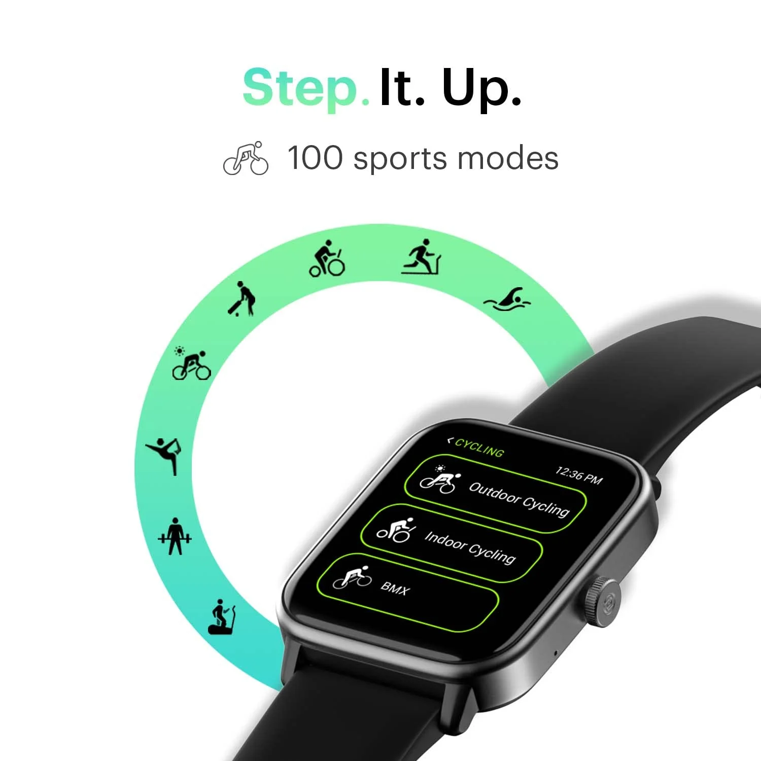 Noise ColorFit Pro 4 Max 1.8" Biggest Display, Bluetooth Calling Smart Watch, Built.in Alexa, 100 Sports Modes, Detection, Health & Productivity Suite (Jet Black) - Image 7
