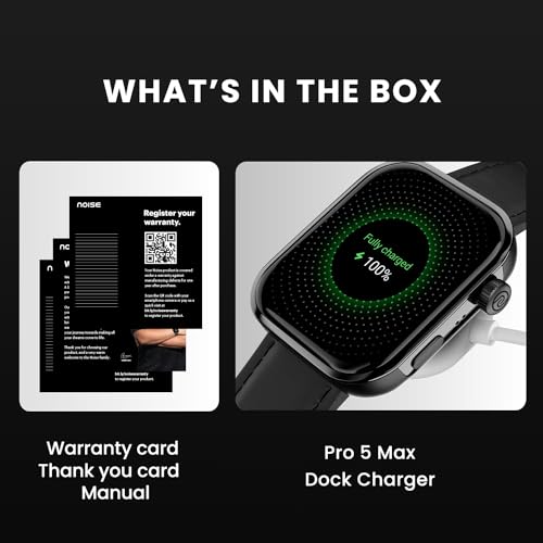 Noise ColorFit Pro 5 Max 1.96" AMOLED Display Smart Watch, BT Calling, Post Training Workout Analysis, VO2 Max, Rapid Health, 5X Faster Data Transfer - Image 6
