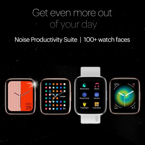 Noise ColorFit Ultra 2 with 1.78" (4.52cm) AMOLED Display, Best-in-Class Resolution, Premium Stainless Steel Body, 60+ Sports Modes, 100+ Watch Faces, IP68 Waterproof (Silver Grey), OneSize - Image 4