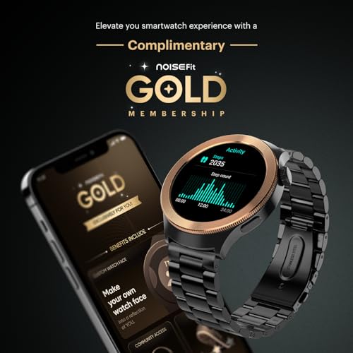 Noise Halo 2 MOD Smart Watch with Swappable Bezel Editions (Classic, Statement), 1.46" AMOLED, Smart Island, BT Calling, Metallic Build, Health Suite, Upto 7 Days Battery (Elite Black) - Image 8