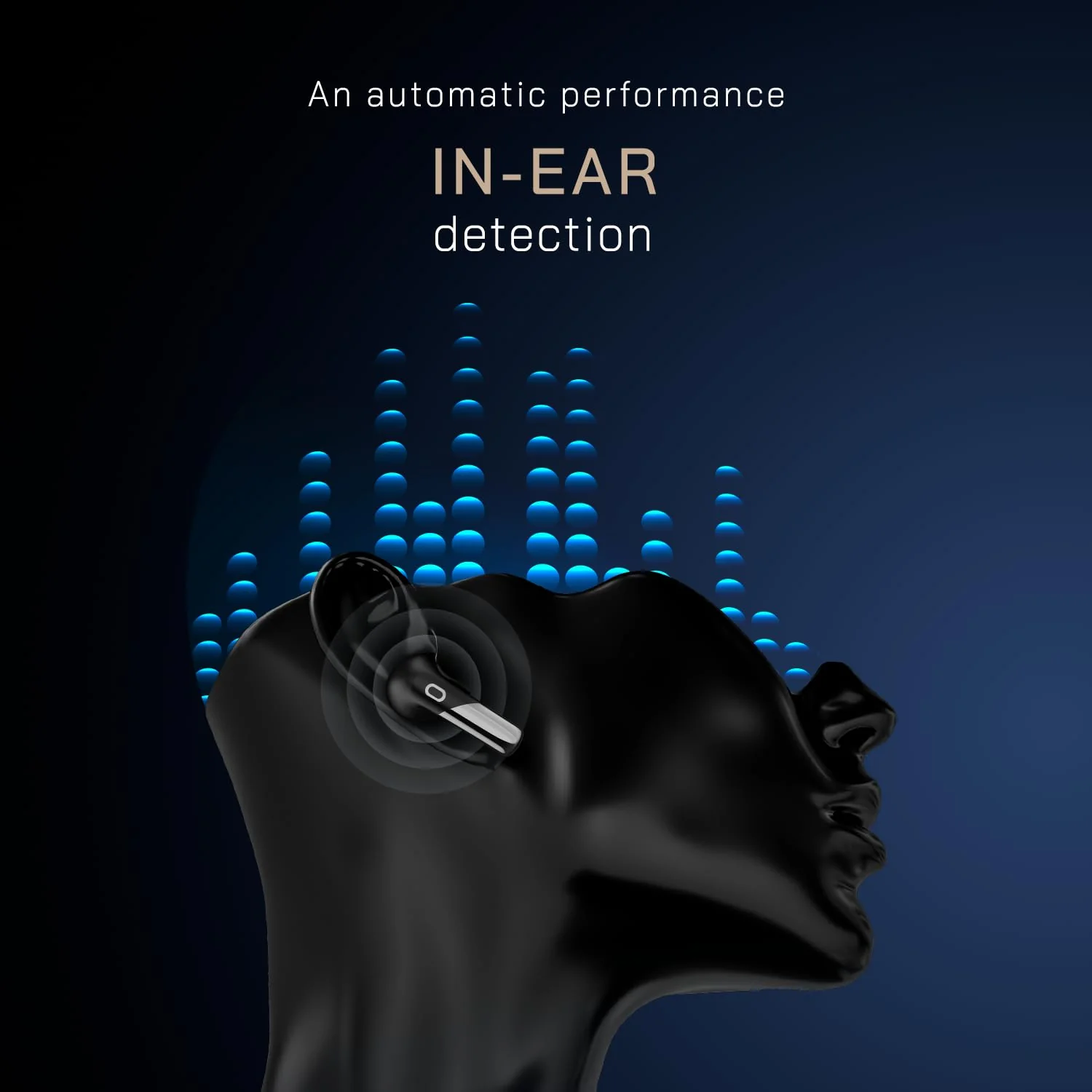 Noise Newly Launched Buds Xero Truly Wireless in-Ear Earbuds with Adaptive Hybrid ANC (Upto 50dB), in-Ear Detection, Sound+ Algorithm, 12.4MM Driver, 50H Playtime, BT v5.3(Chrome Black) - Image 7