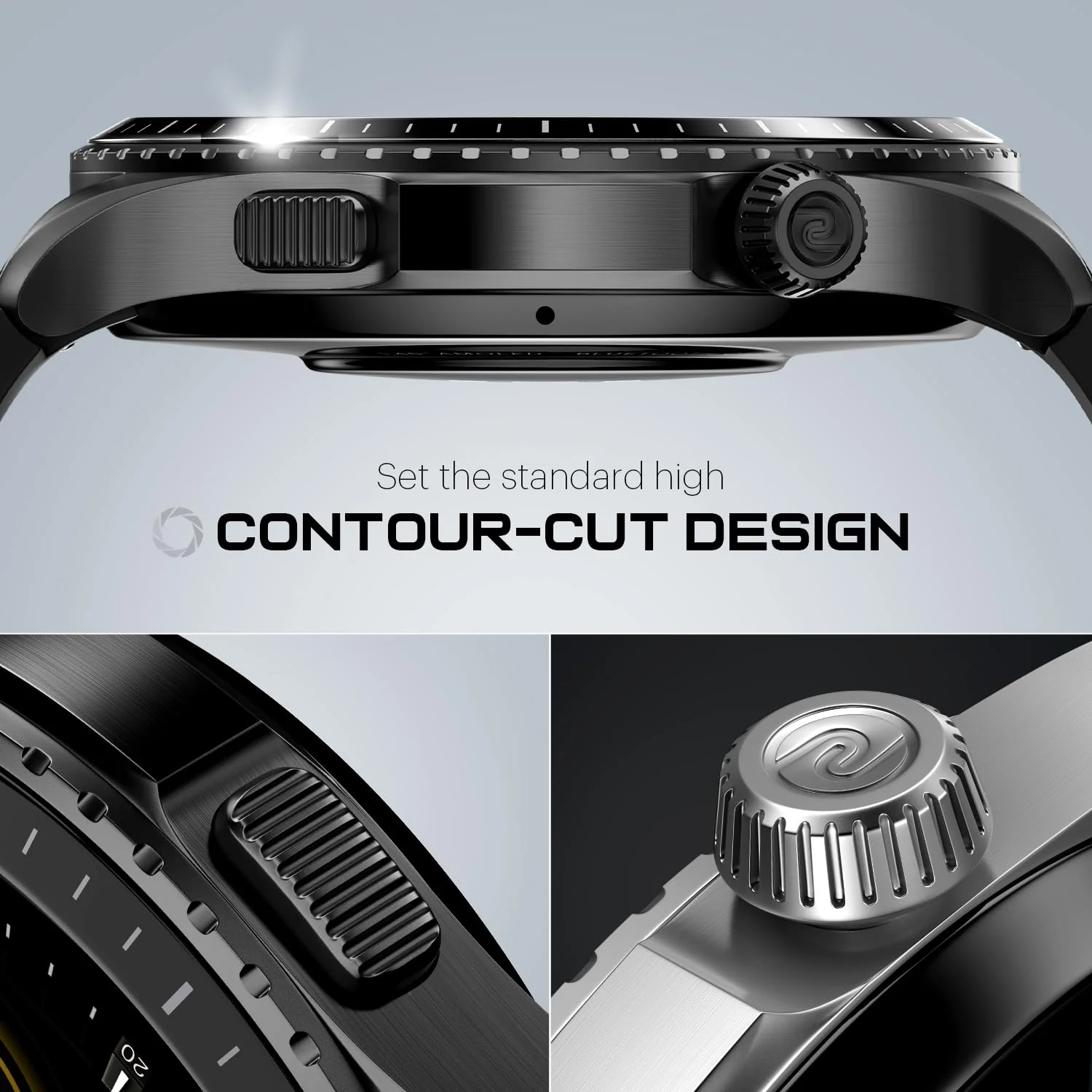 Noise Origin Smart Watch Smoothest UI Experience (New Nebula UI) & EN 1 Processor, 1.46" ApexVision AMOLED Display, Stainless Steel, Contour-Cut Design, Fitness Age, Fast Charging - Image 2