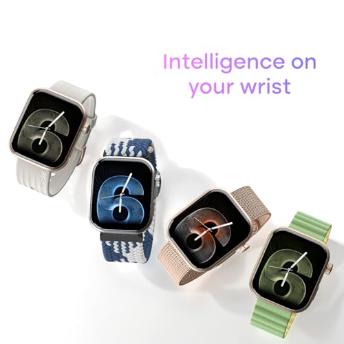 Noise Pro 6 Smart Watch:Intelligent AI, Endless AI Watch Faces, AI Companion, 1.85" AMOLED, EN2 Processor, Nebula UI 2.0, Emergency SOS, Compatible with iOS & Android (Vineyard Weave) - Image 8