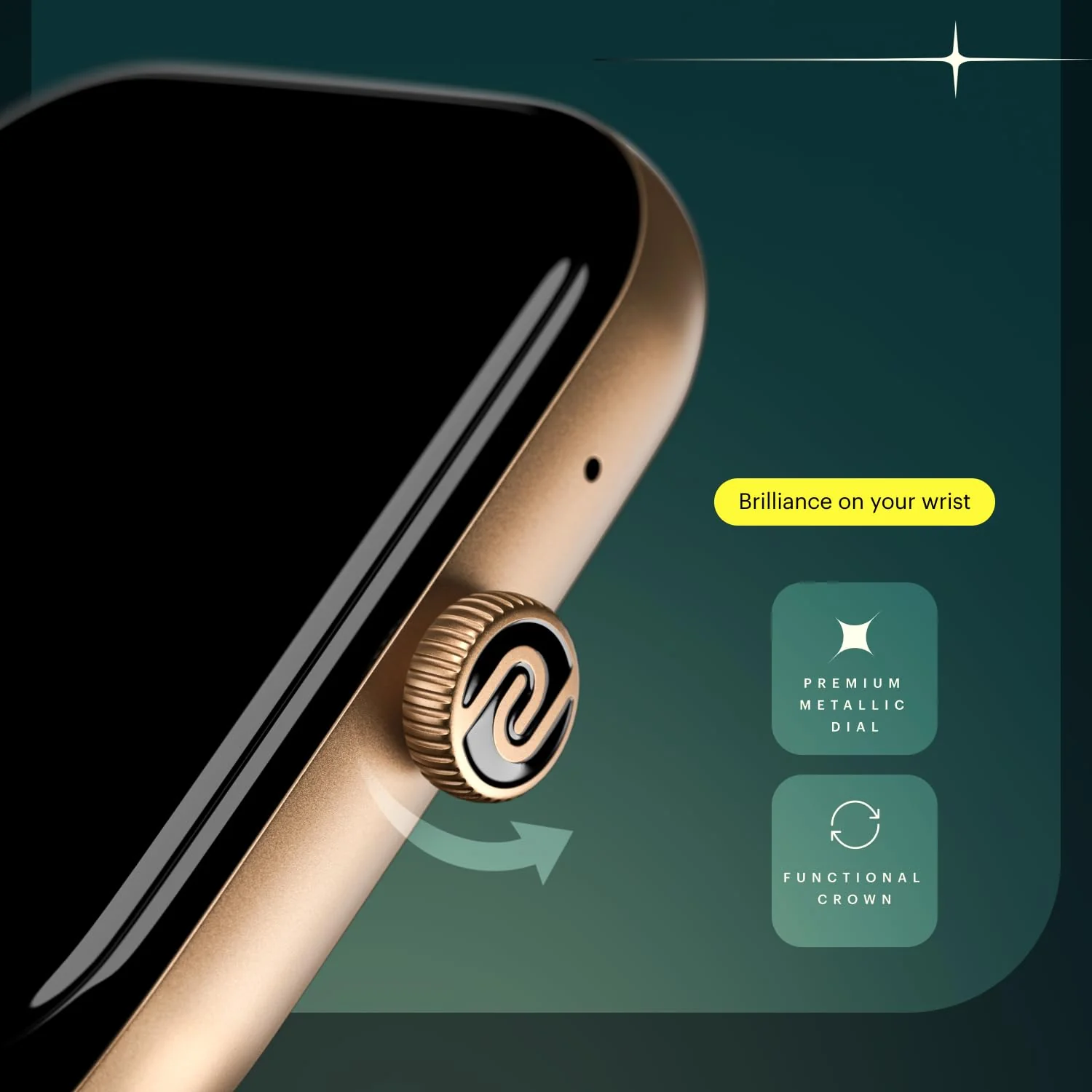 Noise Ultra 3 Luminary with India's 1st Ever Personalised Notification Alerts (Lumilert), 1.96" AMOLED Display, Premium Metallic Dial, Send Upto 5 Emojis (Lumiping), Health Suite (Vintage Brown) - Image 4