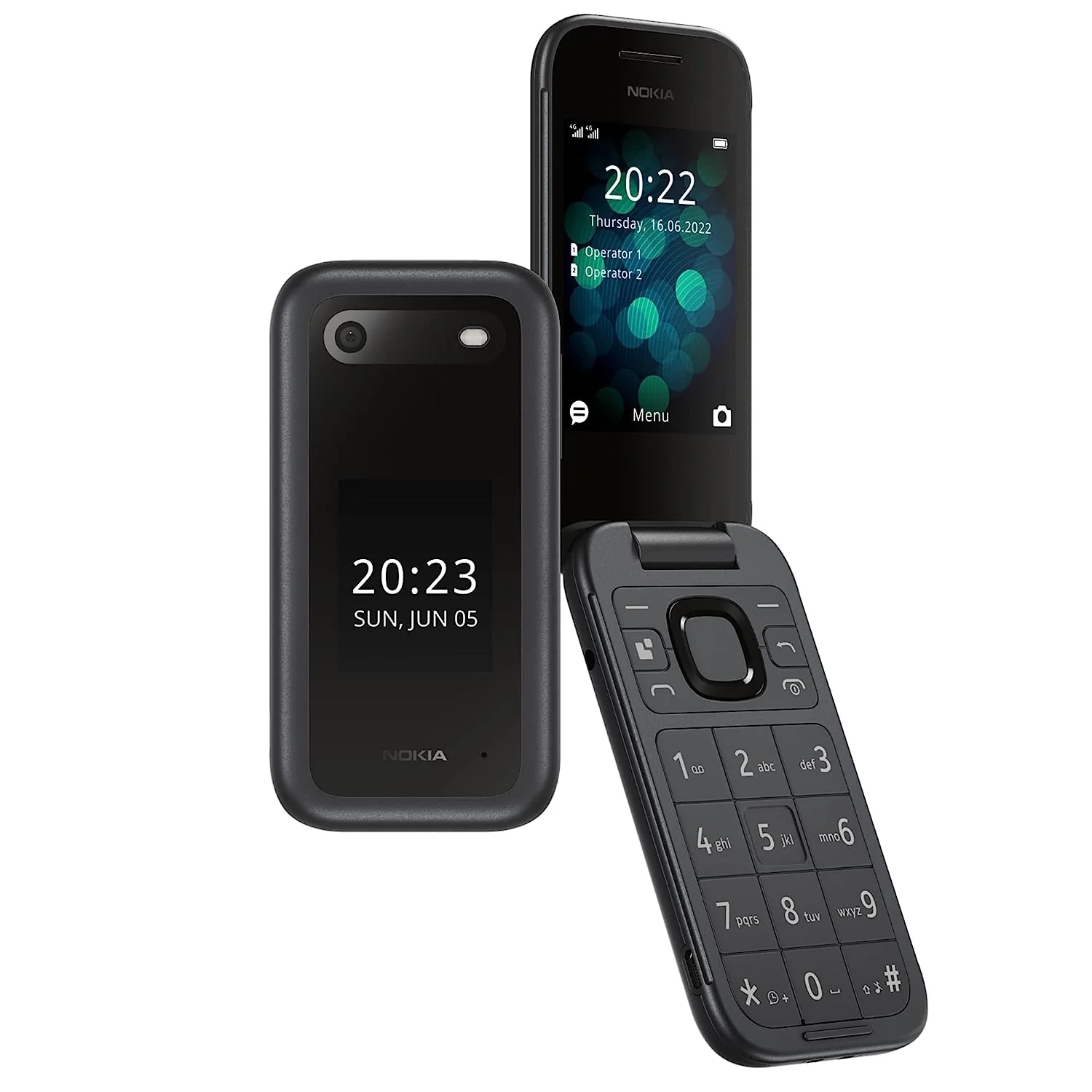 Nokia 2660 Flip 4G Volte keypad Phone with Dual SIM, Dual Screen - Image 3