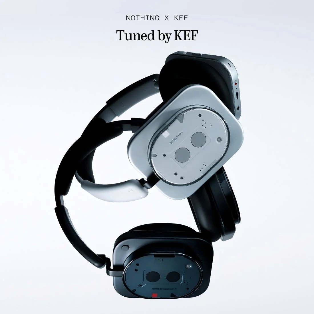 Nothing Headphone (1) Hybrid Active Noise Cancelling Headphones, Wireless Over-Ear Headphones with 6 Mics, 80Hrs Playtime, Hi-Res Audio, KEF-Tuned, Spatial Sound, Comfort Fit & Fast Charging White - Image 6