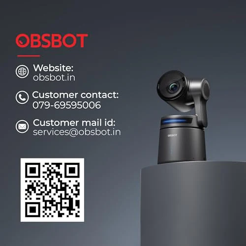 OBSBOT Tiny 2 4K Webcam with 1/1.5" Sensor, PTZ AI Tracking Multi- Mode, Auto Focus, Gesture Control, 60 FPS, Voice Control, HDR Light Correction, Webcam for PC, Streaming, Meeting, etc. - Image 6