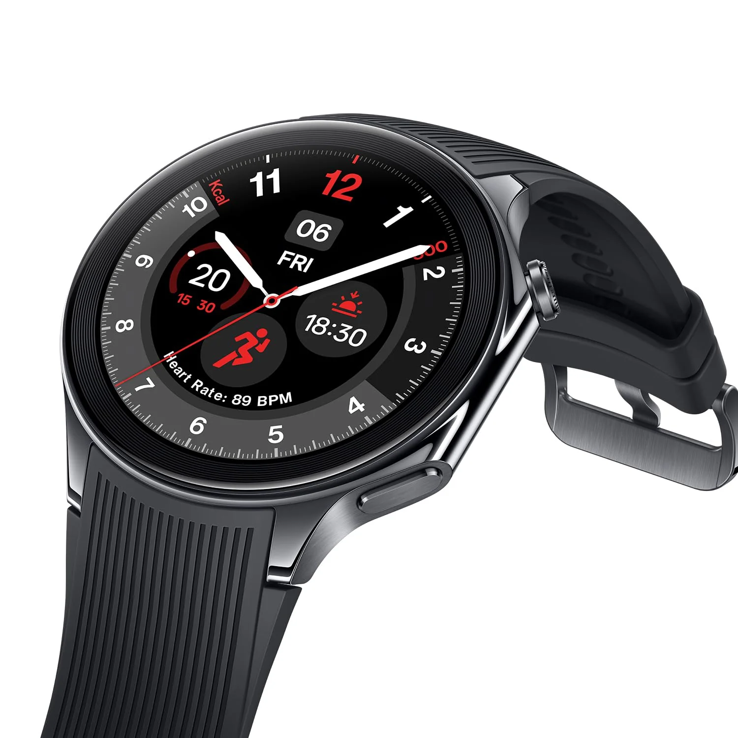 OnePlus Watch 2 with Wear OS 4,Snapdragon W5 Chipset,Upto 100hrs battery life,1.43’’ AMOLED Display,Stainless Steel & Sapphire Crystal build,Dual Frequency GPS,5 ATM, IP68 & BT Calling - Image 9