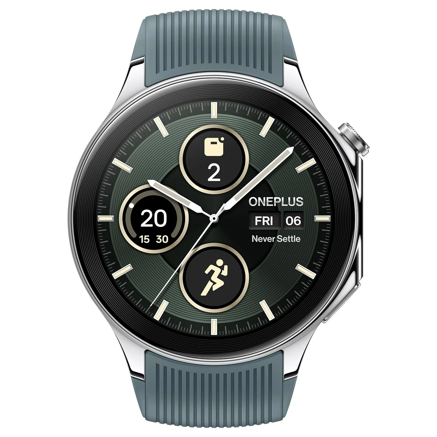 OnePlus Watch 2 with Wear OS 4,Snapdragon W5 Chipset,Upto 100hrs battery life,1.43’’ AMOLED Display,Stainless Steel & Sapphire Crystal build,Dual Frequency GPS,5 ATM, IP68 & BT Calling - Image 5