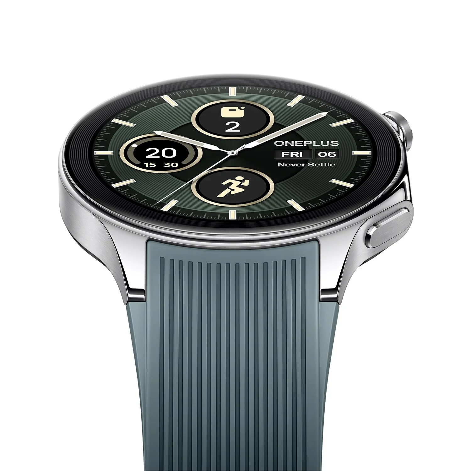 OnePlus Watch 2 with Wear OS 4,Snapdragon W5 Chipset,Upto 100hrs battery life,1.43’’ AMOLED Display,Stainless Steel & Sapphire Crystal build,Dual Frequency GPS,5 ATM, IP68 & BT Calling - Image 6