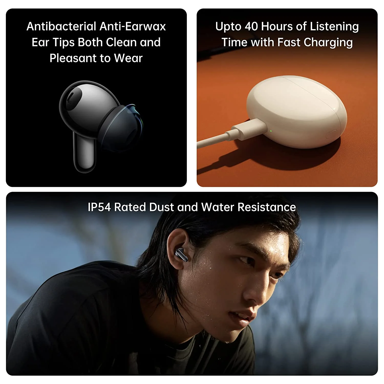 Oppo Enco X2 with Active Noise Cancellation, Triple Mic for Better Calls, Coaxial Dual-Driver for Deep bass Bluetooth Headset - Image 7