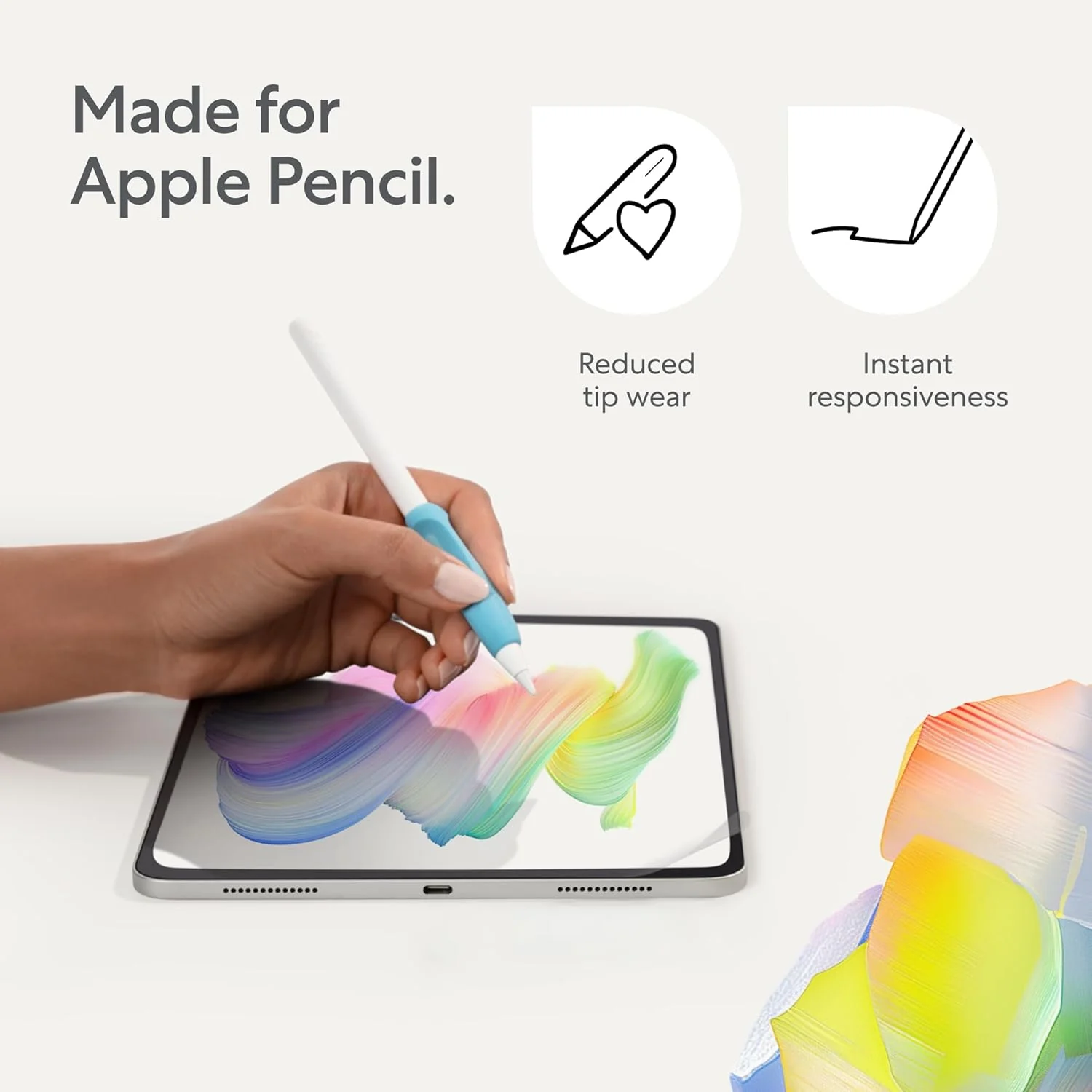 Paperlike 2.1 (2 Pcs) for iPad Pro 12.9 (6th / 5th / 4th / 3rd Gen) for an authentic paper-feel, Transparent Matte Pet Screen Protector For Notetaking And Drawing Like On Paper for Tablet - Image 4