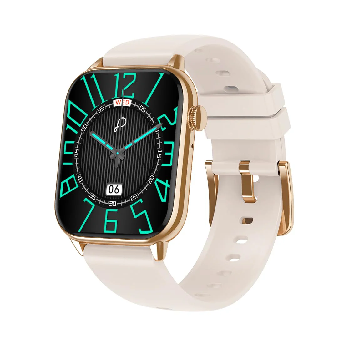 Pebble Cosmos Ultra 1.91" High Resolution Curved Display with Ultra-Thin Dial and Bluetooth Calling - Ovory Gold - Image 10