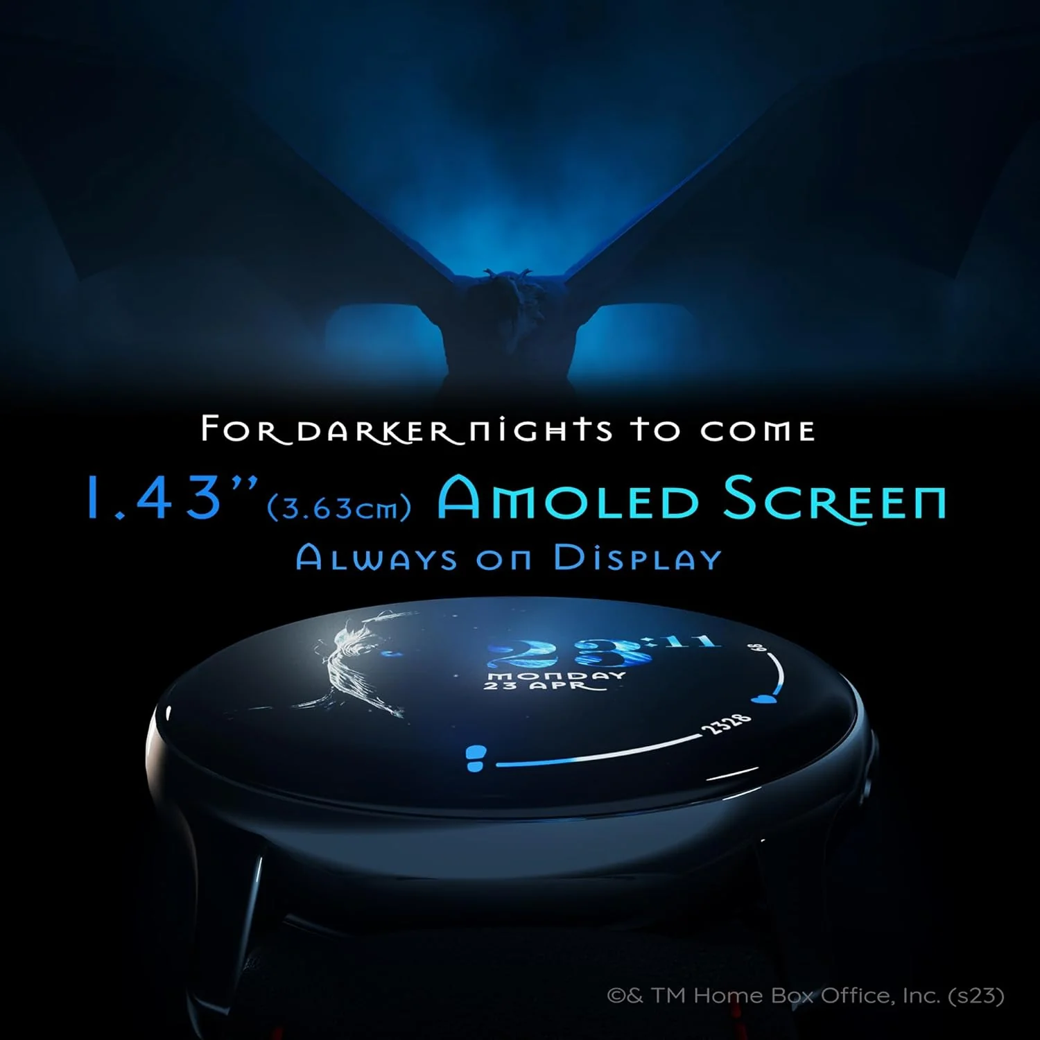 Pebble Game of Thrones Limited Edition Luxury Smartwatch - 1.43” (3.63 cm) Amoled Always-On Display, Feather Touch, Bluetooth Calling, Responsive Watch Faces, 24/7 Health Suite, AI Voice Assistance - Image 4