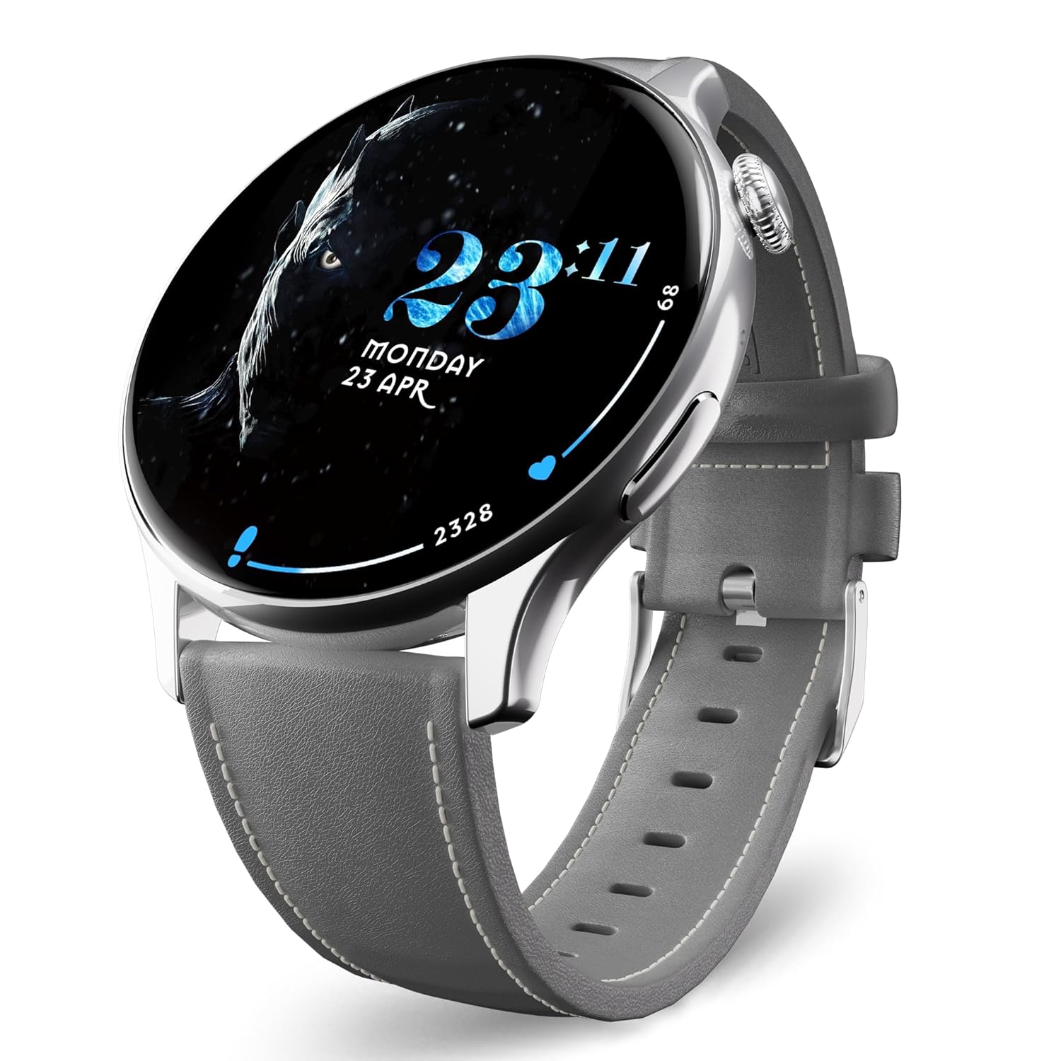 Pebble Game of Thrones Limited Edition Luxury Smartwatch - 1.43” (3.63 cm) Amoled Always-On Display, Feather Touch, Bluetooth Calling, Responsive Watch Faces, 24/7 Health Suite, AI Voice Assistance - Image 8