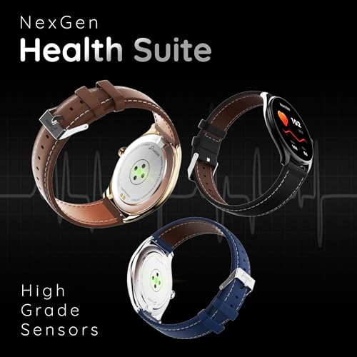 Pebble Royale Legend | 1.43" AMOLED Display | Ultra-Slim Premium Build | Always-On Display | Bluetooth Calling | Health Tracking & Smart Features (Black) - Image 6