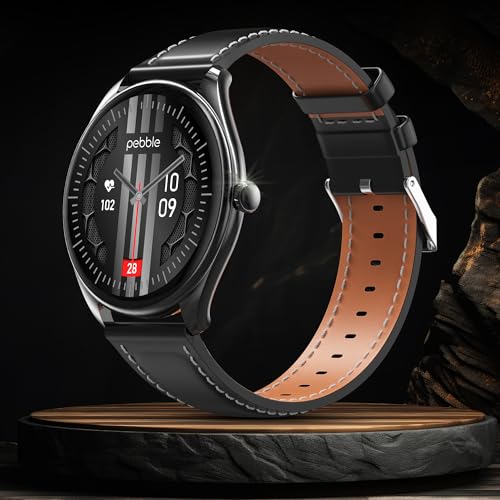 Pebble Royale Legend | 1.43" AMOLED Display | Ultra-Slim Premium Build | Always-On Display | Bluetooth Calling | Health Tracking & Smart Features (Black) - Image 8
