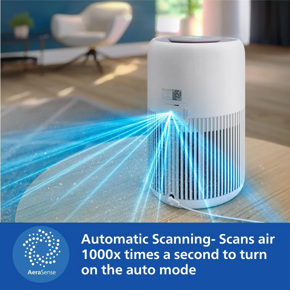 Philips AC0920 Smart Air Purifier for Home| Real Time AQI Display | Covers upto 300 sqft|Removes 99.97% of Viruses,Allergens,Dust and PM2.5 | HEPA Filter - Image 6