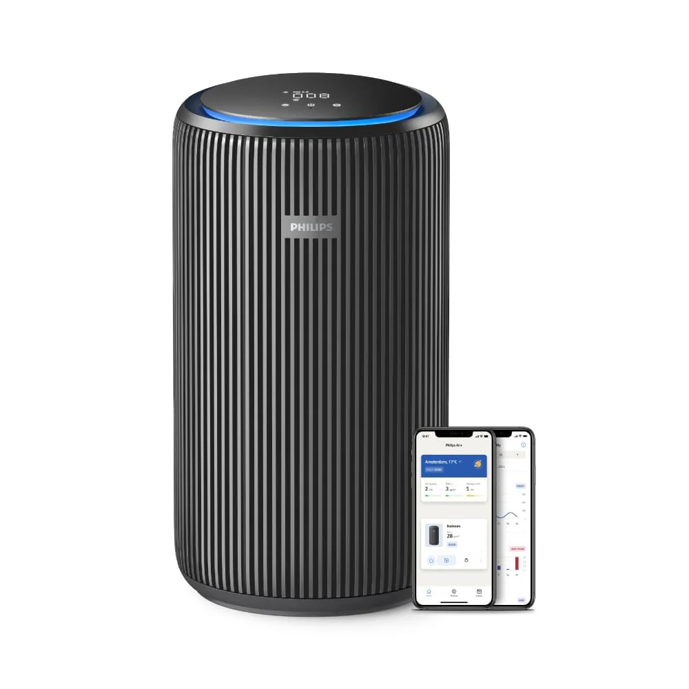 Philips AC4221 Smart Air Purifier For Home|Real Time AQI Display|Covers Upto 700 Sqft|Removes 99.97% Of Virus,Allergen,Dust & Pm2.5|50% Quieter|Filter Life Upto 9000 Hrs|Ideal For Living Room, Grey