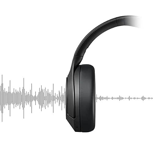 PHILIPS Wireless On Ear Headphones TAH8506BK, Sleek Design with Noise Cancellation Pro,Upto 60 Hrs of Play time, Touch Control (Black), Sensitivity: 96 dB (1K Hz) - Image 8