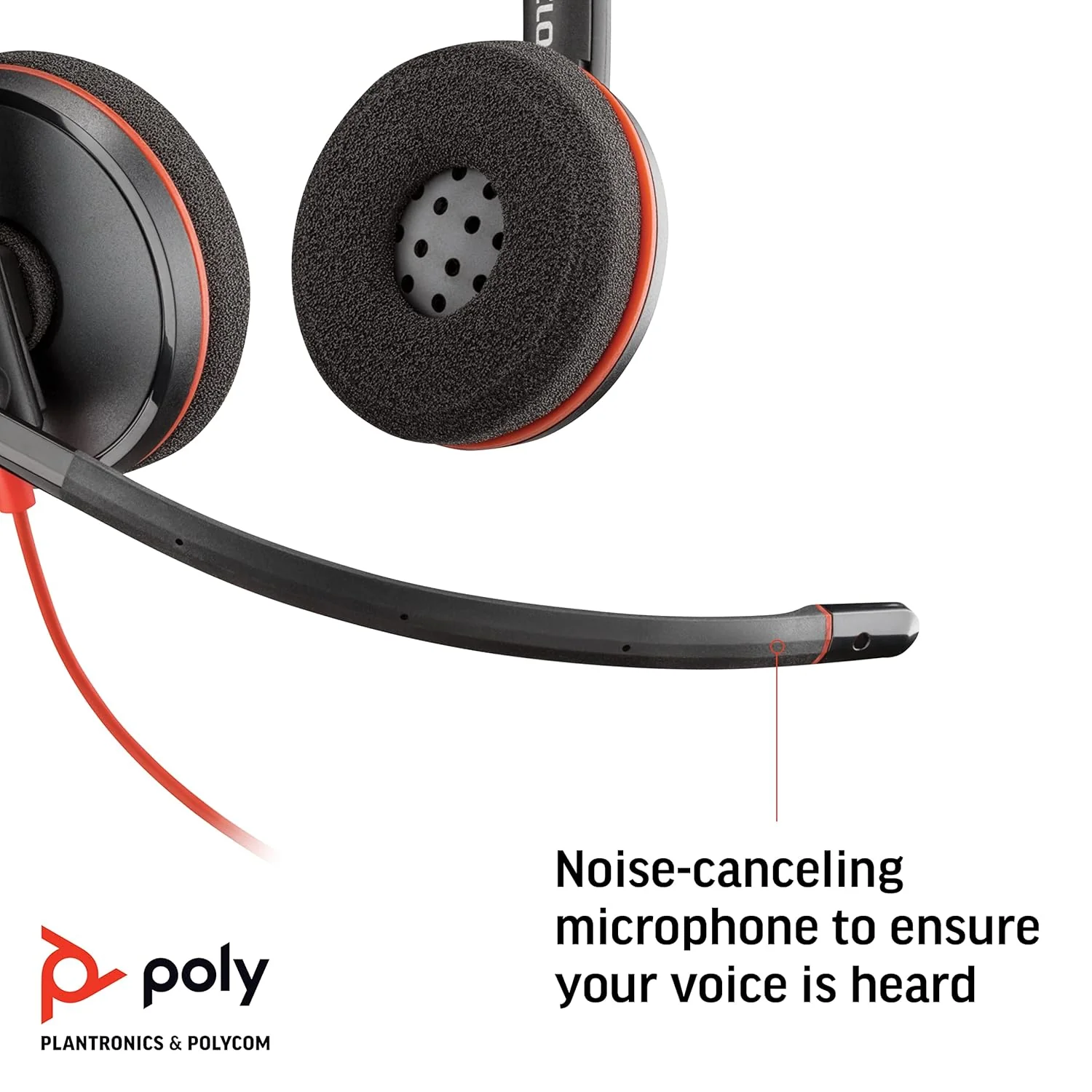 Plantronics Poly by Plantronics - Blackwire 3220 USB-C Wired Headphones On Ear Headset - Dual Ear (Stereo) with Boom Mic - Connect to PC/Mac Via USB-C. Works with Teams, Zoom and More - Image 3