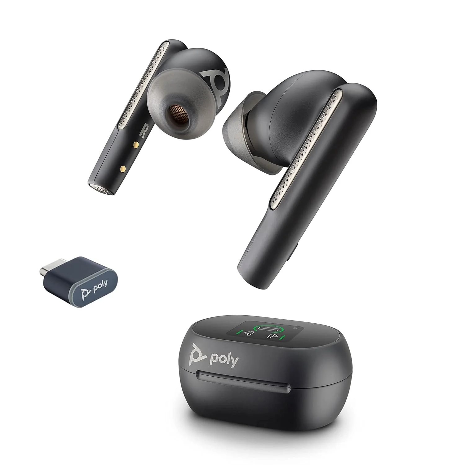 Poly Voyager Free 60 True Wireless Earbuds, in-Ear w/Noise-canceling mic, ANC, Black (BRAND NEW/SEALED) - Image 11