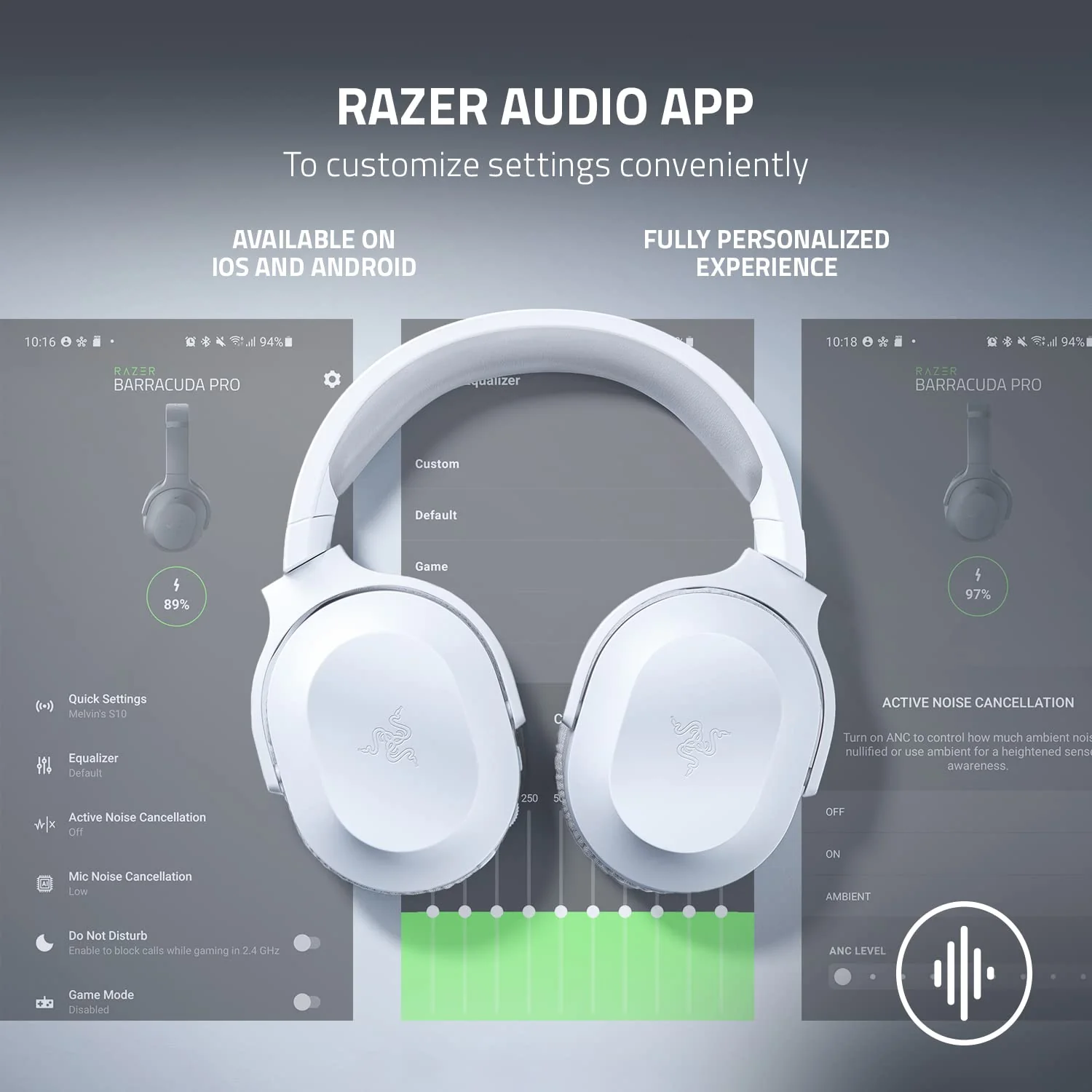 Razer Barracuda X (2022) - Wireless Multi-Platform Gaming and Mobile Headset - Mercury White - FRML Packaging RZ04-04430200-R3M1 - Image 6