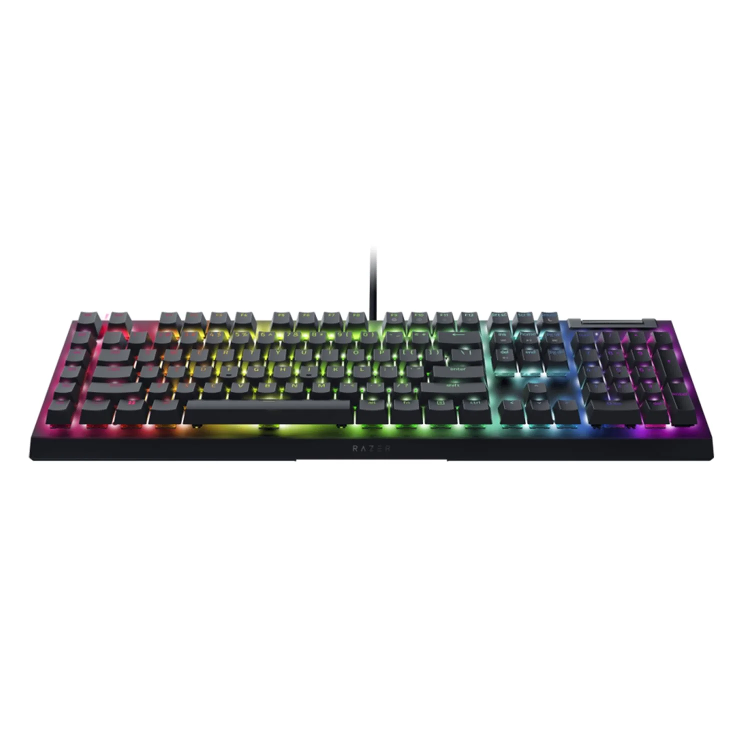 Razer BlackWidow V4 X -Yellow Switch 6 Dedicated Macro Keys I Multi-Function Roller and Secondary Media Keys I Mechanical Gaming Keyboard Chroma RGB- Black - RZ03-04701800-R3M1 - Image 2