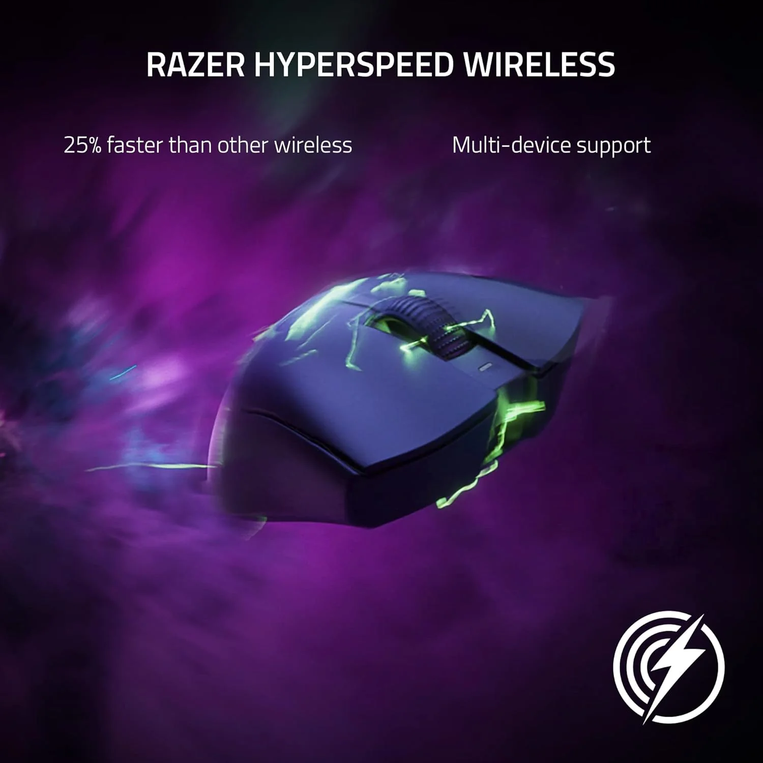 Razer DeathAdder V3 Pro Wireless Gaming Mouse- Black : Ultra Lightweight - Focus Pro 30K Optical Sensor - Optical Switches Gen-3 - HyperSpeed Wireless - 5 Programmable Buttons - RZ01-04630100-R3A1 - Image 7