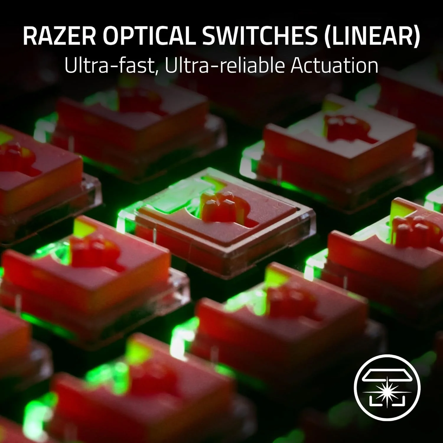 Razer DeathStalker V2 Pro Tenkeyless - Wireless Low Profile Optical Gaming Keyboard (Linear Red Switch) - White Edition - US Layout - World Packaging - Image 3
