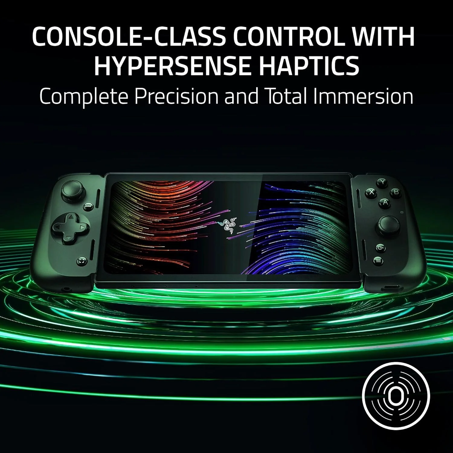Razer Edge - Android Gaming Handheld with Kishi V2 Pro Controller (Qualcomm Snapdragon G3X Gen 1, 6.8” 144Hz AMOLED FHD+ Touchscreen Display, HyperSense Haptics, PC, Xbox, and Cloud Gaming) Black - Image 3