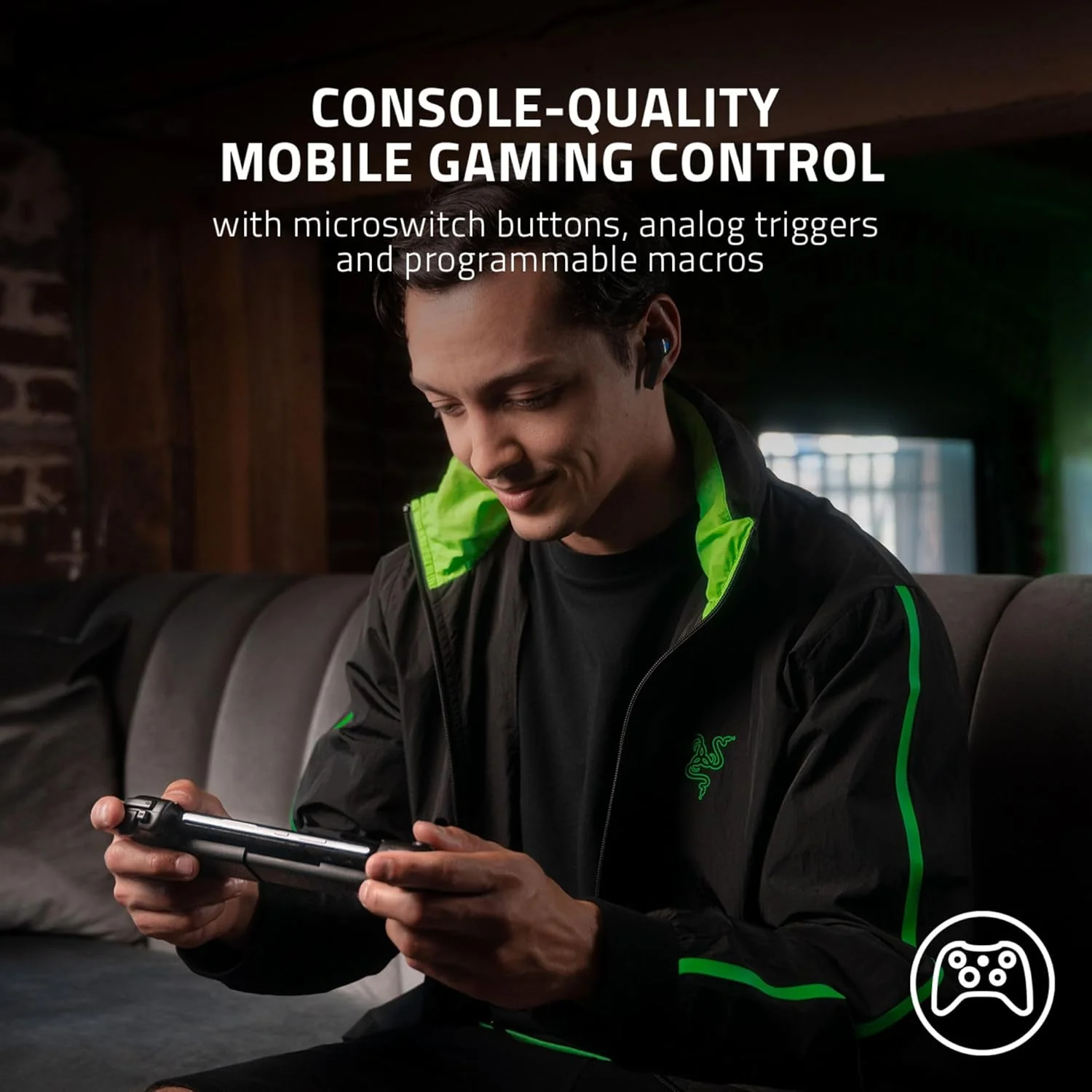 Razer Kishi V2 Mobile Gaming Controller for Android: Console Quality Gaming Controls - RZ06-04180100-R3M1 - Image 3