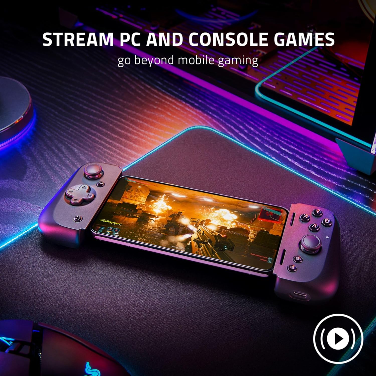 Razer Kishi V2 Mobile Gaming Controller for Android: Console Quality Gaming Controls - RZ06-04180100-R3M1 - Image 5