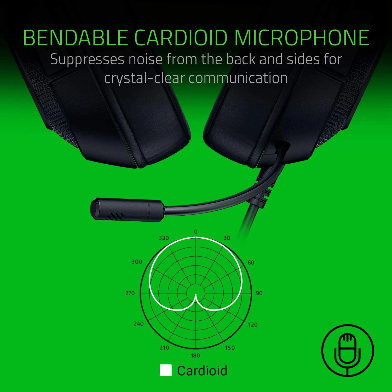Razer Kraken X Lite Ultralight Gaming Headset: 7.1 Surround Sound Capable - Lightweight Frame - Bendable Cardioid Microphone - for PC, Xbox, PS4, Nintendo Switch - Image 5