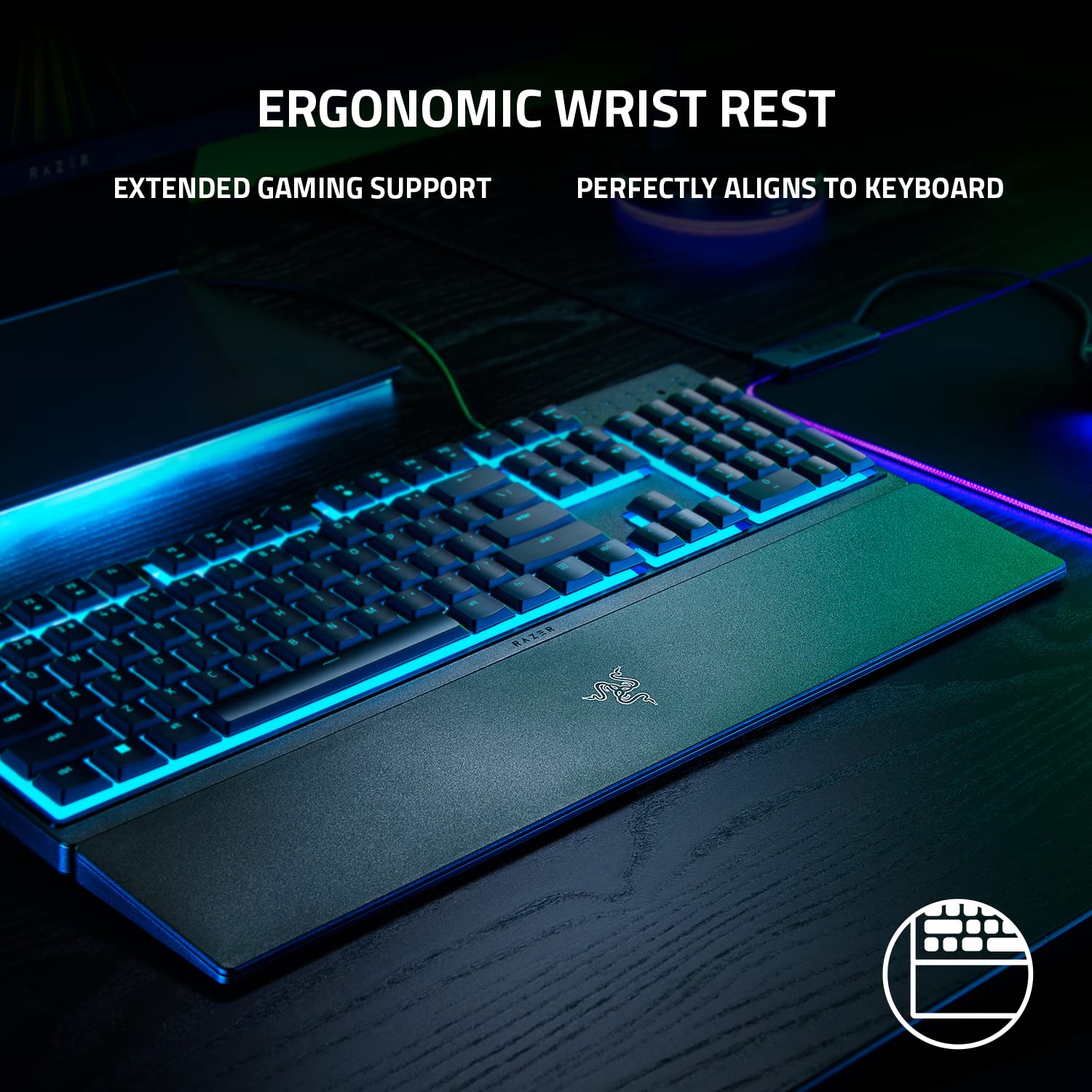 Razer Ornata V3 X Gaming Keyboard: Low-Profile Keys - Silent Membrane Switches - Image 4