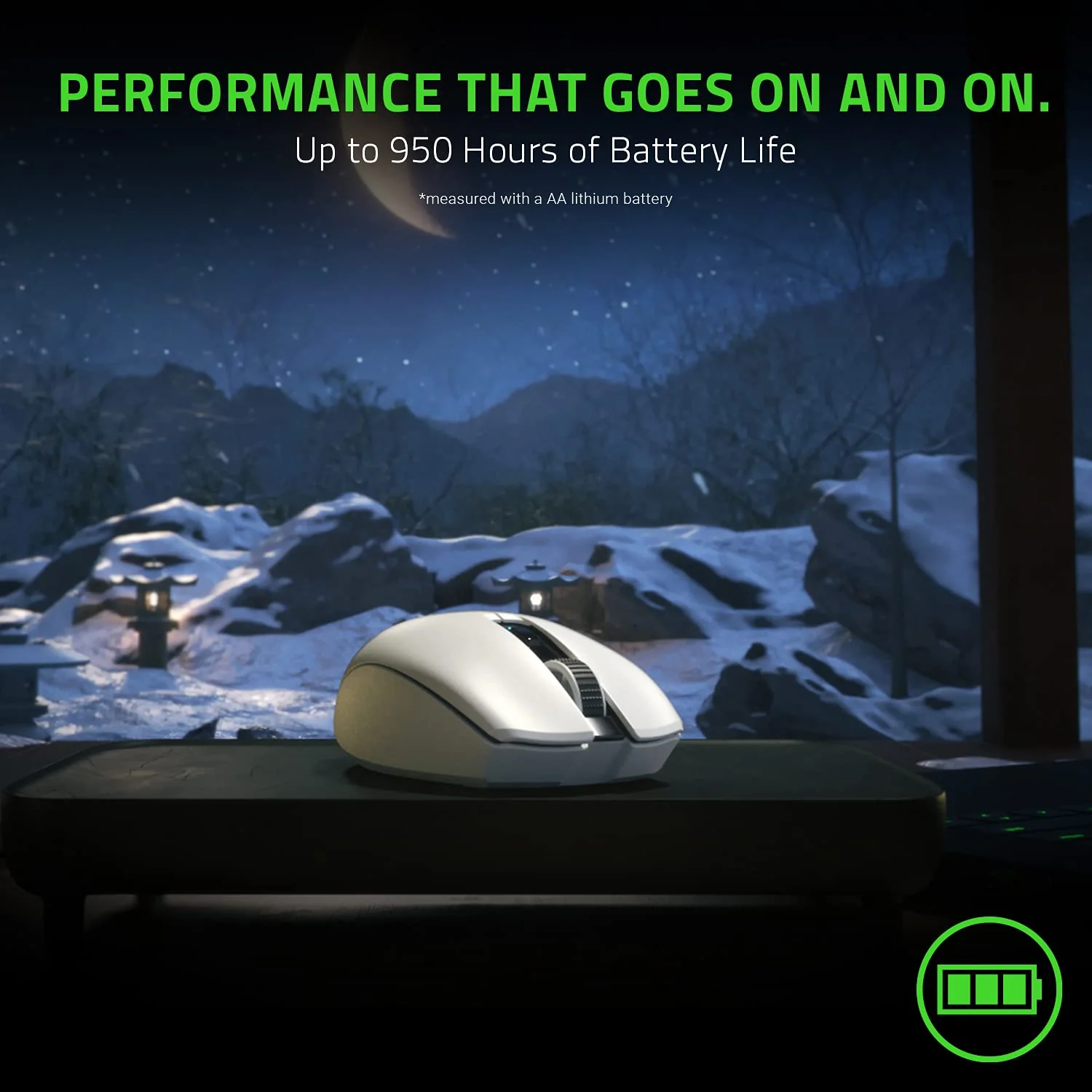 Razer Orochi V2 Mobile Wireless Gaming Mouse with up to 950 Hours of Battery Life with 18000 DPI- Black I RZ01-03730400-R3A1 - Image 4