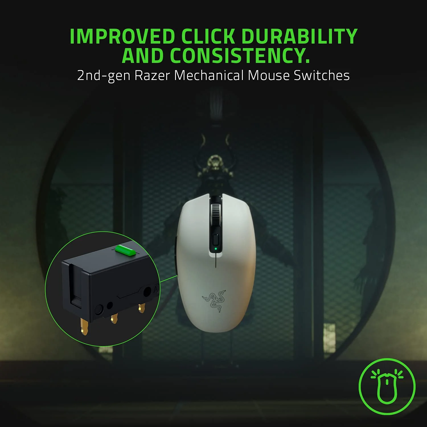 Razer Orochi V2 Mobile Wireless Gaming Mouse with up to 950 Hours of Battery Life with 18000 DPI- Black I RZ01-03730400-R3A1 - Image 5
